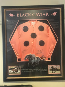 Black Caviar framed memorabilia