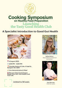 Cooking Symposium on Healthy Food Preparation Event Ticket