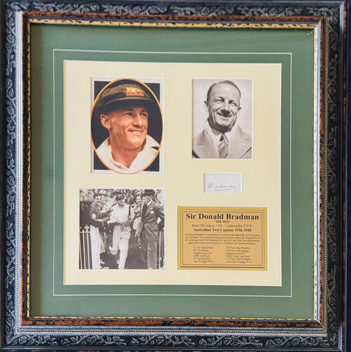 Donald Bradman collectors memorabilia