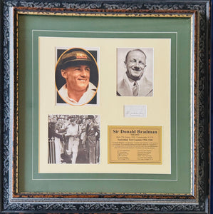 Donald Bradman collectors memorabilia