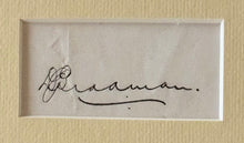 Donald Bradman collectors memorabilia