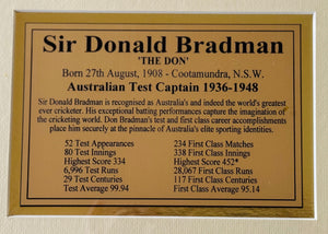 Donald Bradman collectors memorabilia