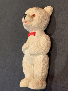 1950's Vintage Rubber Squeak Teddy Bear