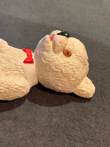 1950's Vintage Rubber Squeak Teddy Bear