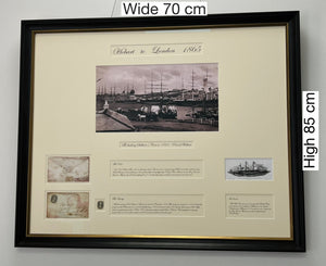 1865 Tasmania - a pictorial link to postage history