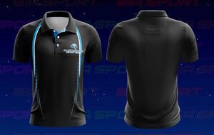 AMC Sport Shirt Black X2Large Stripe